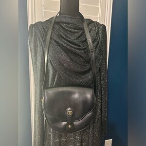 Vintage Gucci Crossbody, black